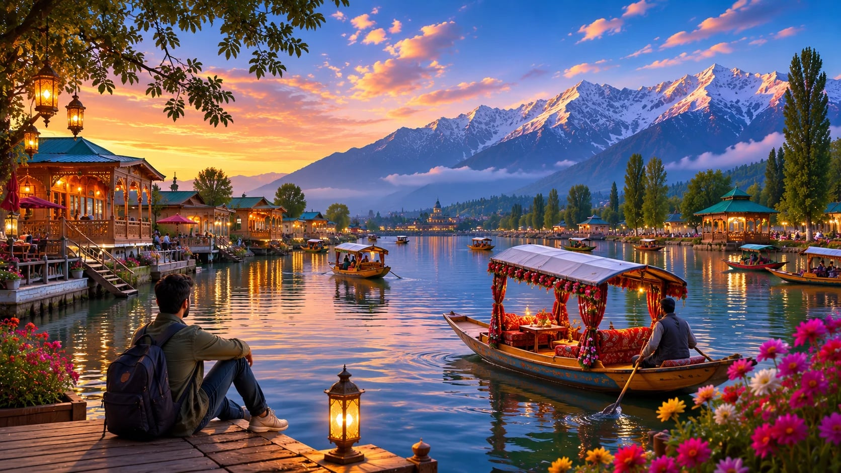 Srinagar and Dal Lake